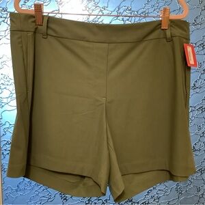 SPANX Olive Women's 6”, lightweight, pull-on, stretch shorts